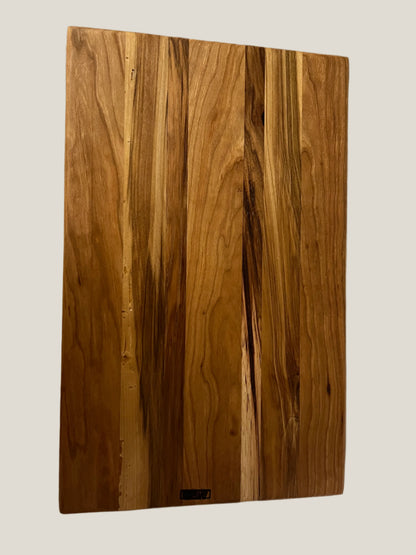 Artisan 9.75"x16"x0.875" Cherry, Maple, and Hickory Breadboard – Perfect Blend of Craftsmanship and Functionality