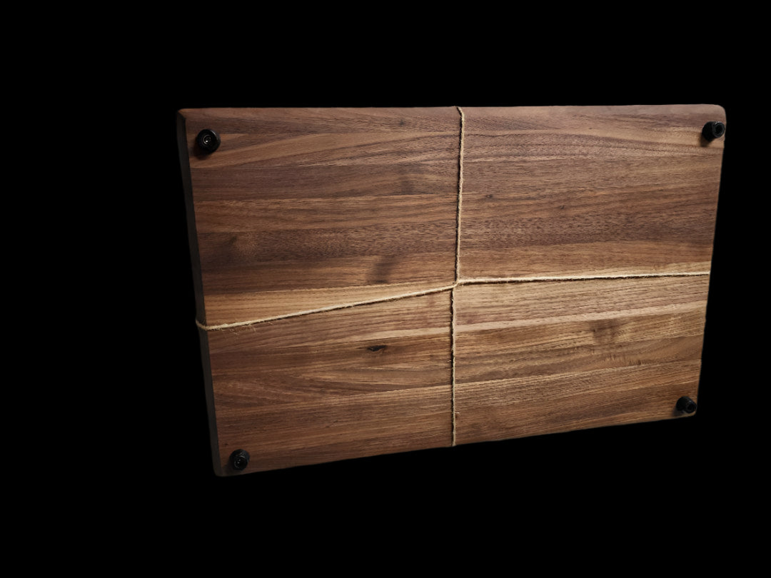 Black Walnut Cutting Board – Handmade 11x17 Inch with Juice Groove