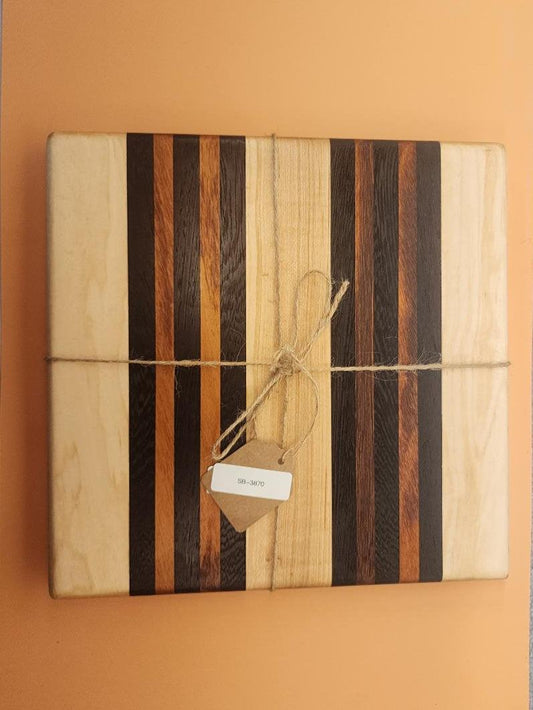 Bread Board - Handcrafted Maple, Tigerwood & Wenge for Stylish Serving