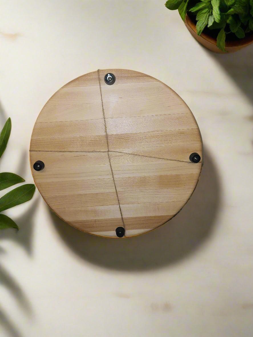 Handcrafted Wooden Trivet – 10" Round Hard Maple