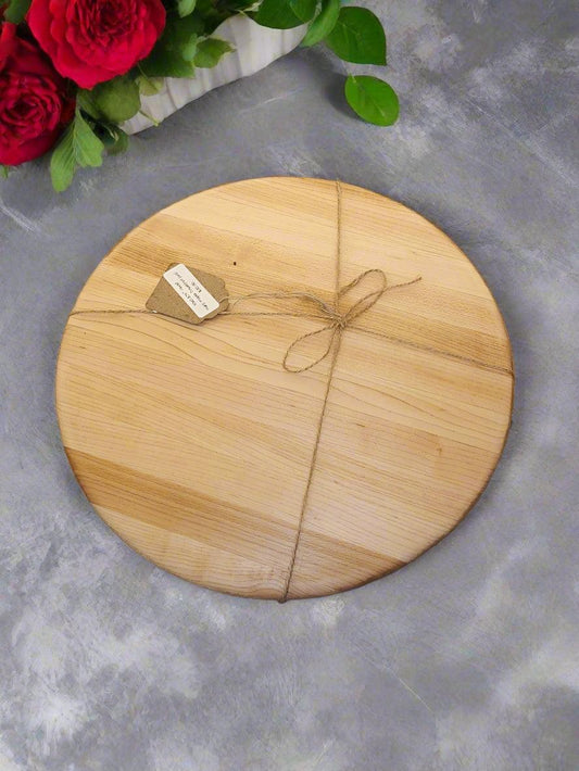Handcrafted Wooden Trivet – 10" Round Hard Maple