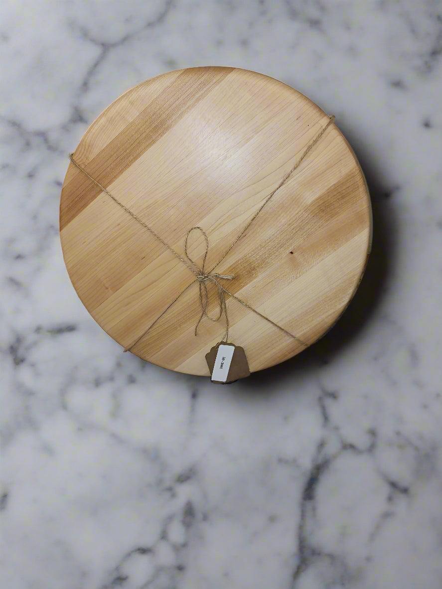 Handcrafted Wooden Trivet – 10" Round Hard Maple