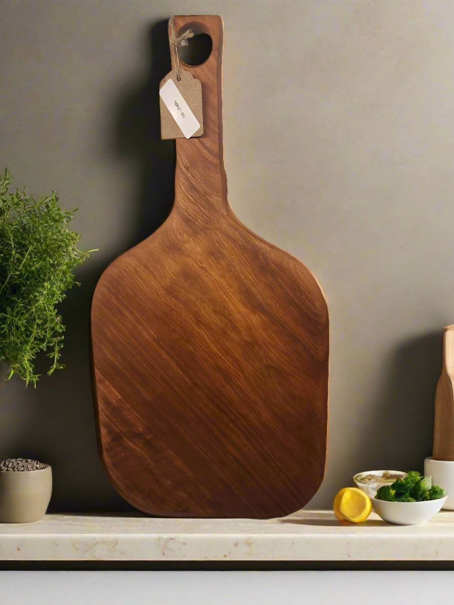 Handcrafted Cherry Cutting Board with Handle – 7.75 x 15.5 x 0.75"