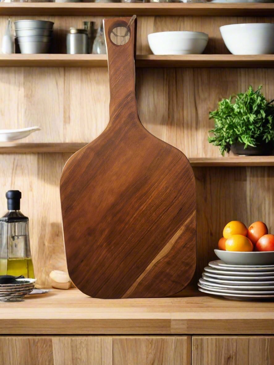 Handcrafted Cherry Cutting Board with Handle – 7.75 x 15.5 x 0.75"