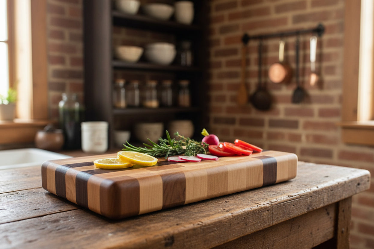 5×9×1.25" End Grain Mini Cutting Board