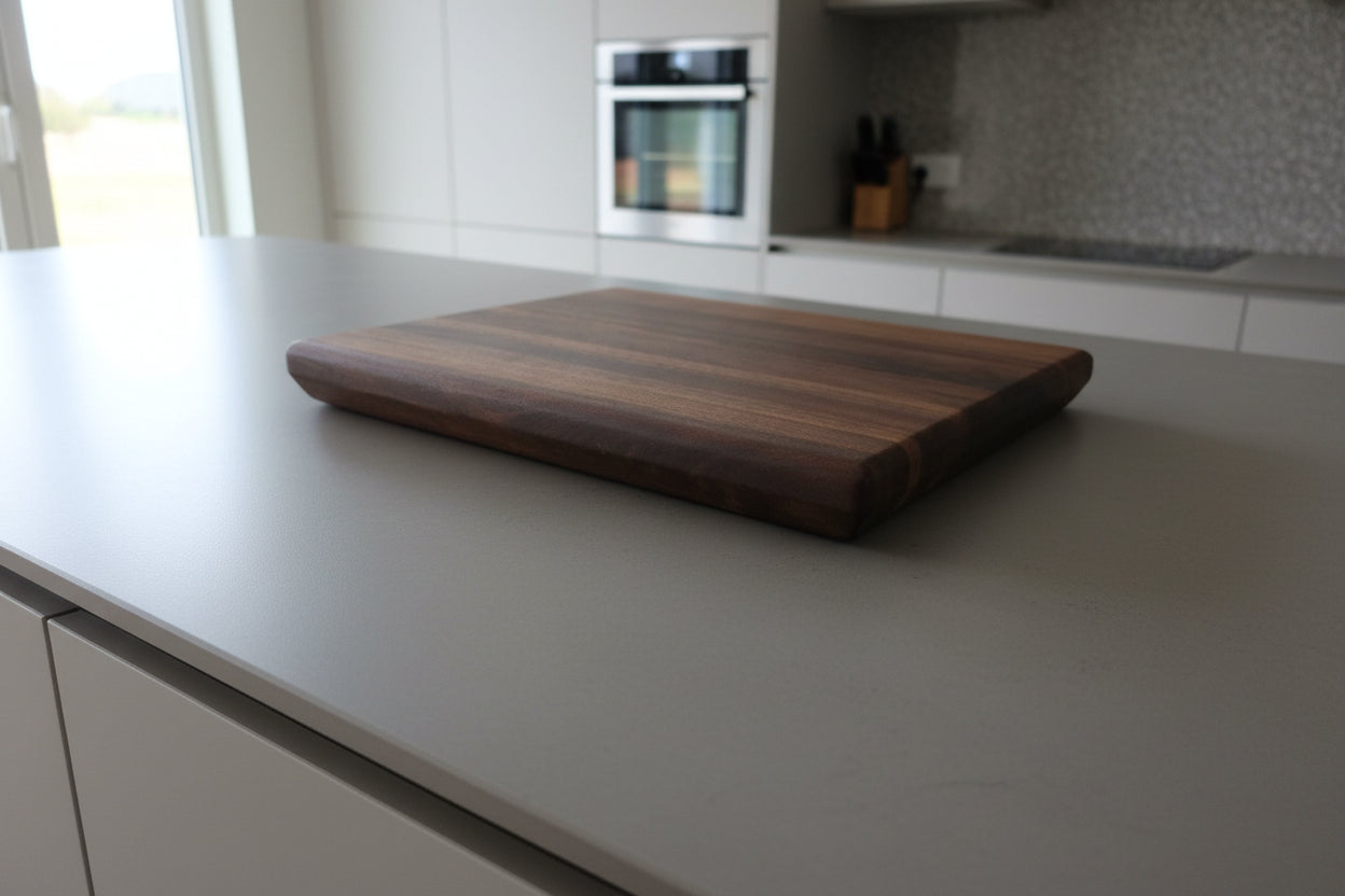 Handcrafted 12×16×1.5" Black Walnut Cutting Board