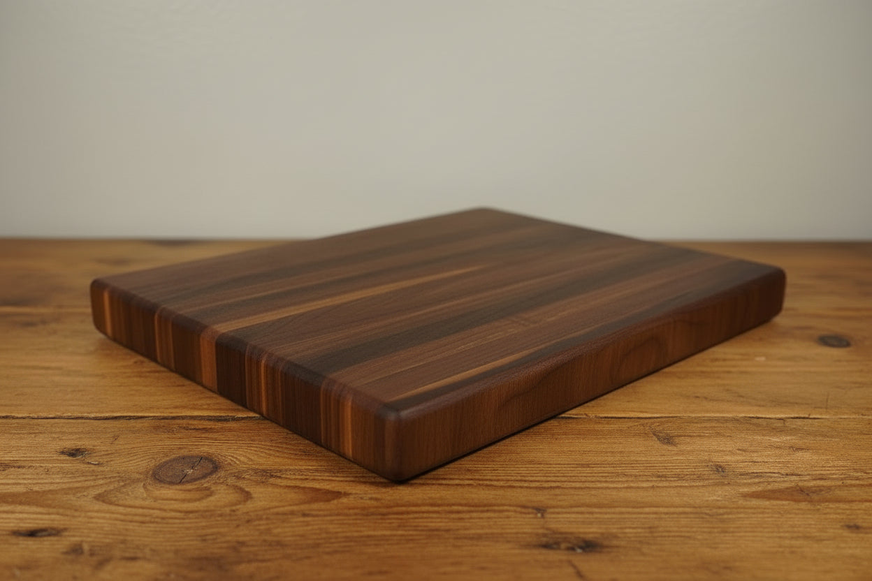 Handcrafted 12×16×1.5" Black Walnut Cutting Board