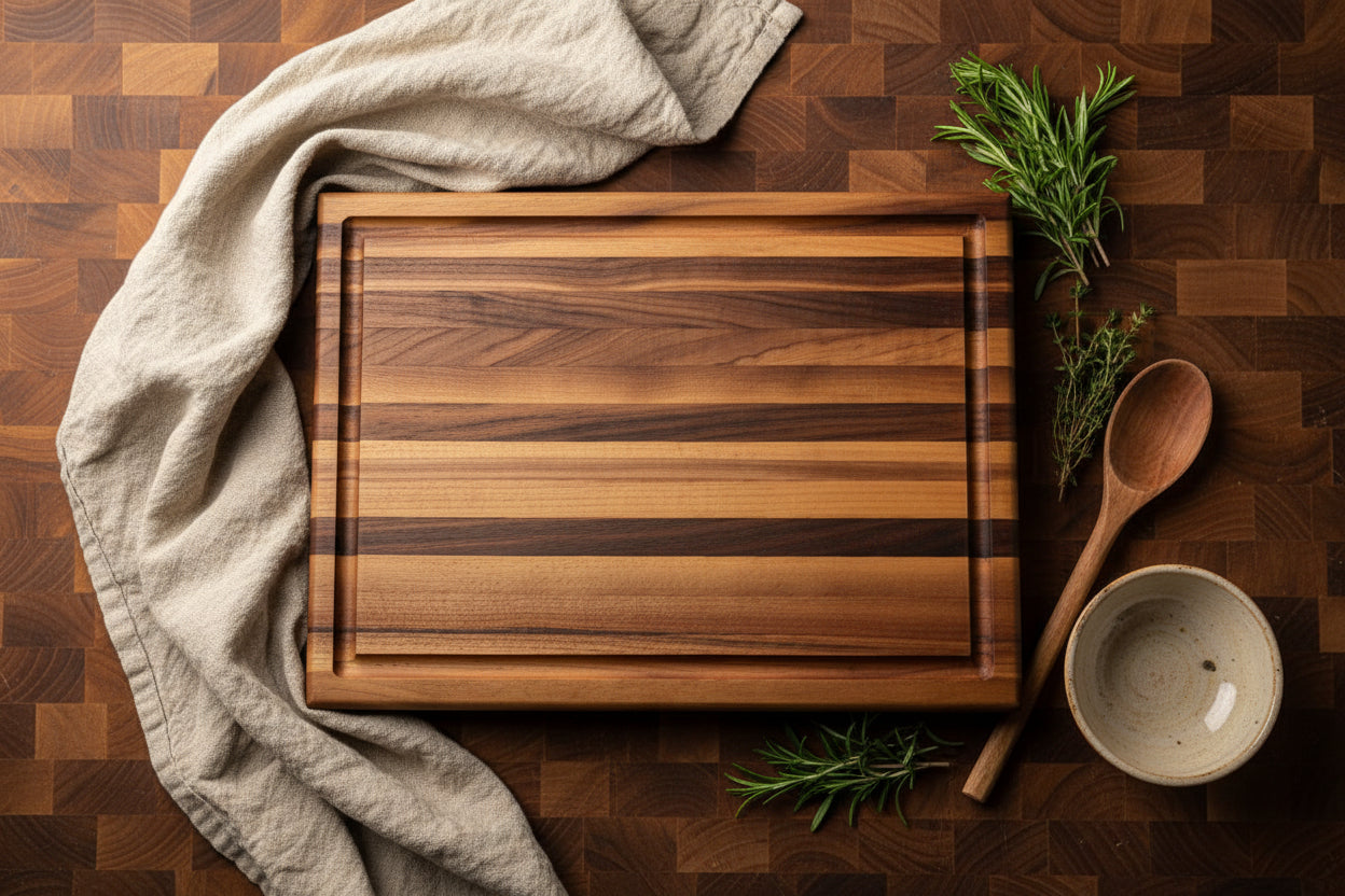 Handcrafted Black Walnut Cutting Board – 12×16×1.5