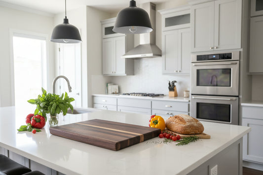 Handcrafted Black Walnut Cutting Board – 12×18×1.5” (Flat, No Groove)