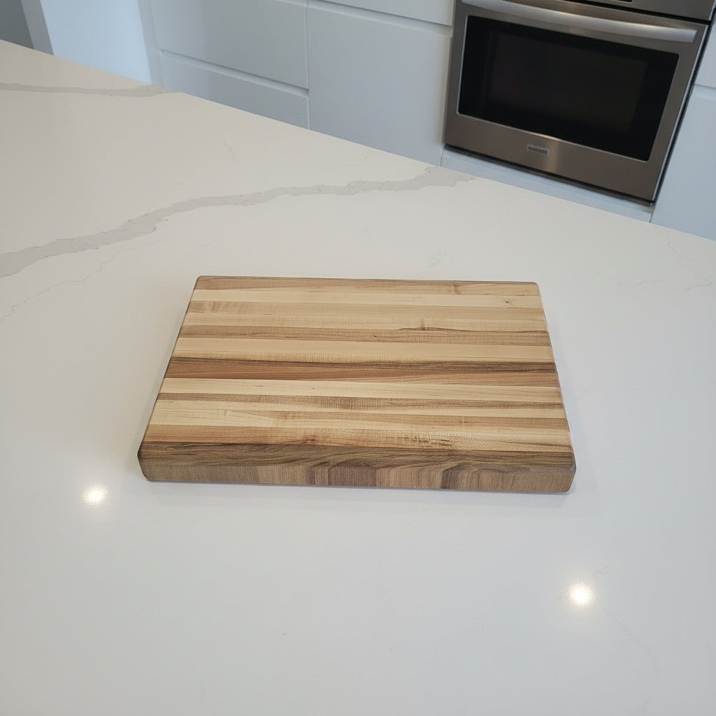 Handcrafted Natural Hard Maple Cutting Board — 11x15x1.5"