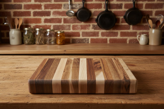 Handcrafted Hard Maple Cutting Board — 8x11x1.5"