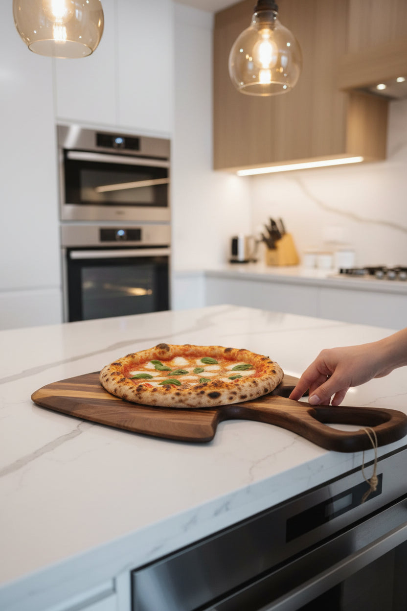 Handcrafted Black Walnut Pizza Peel
