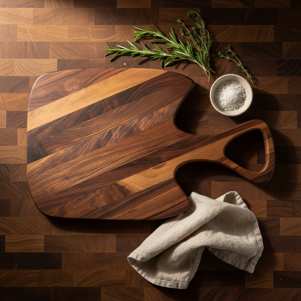 Handcrafted Black Walnut Pizza Peel
