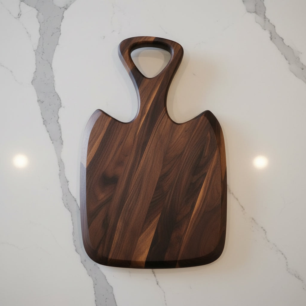 Handcrafted Black Walnut Pizza Peel