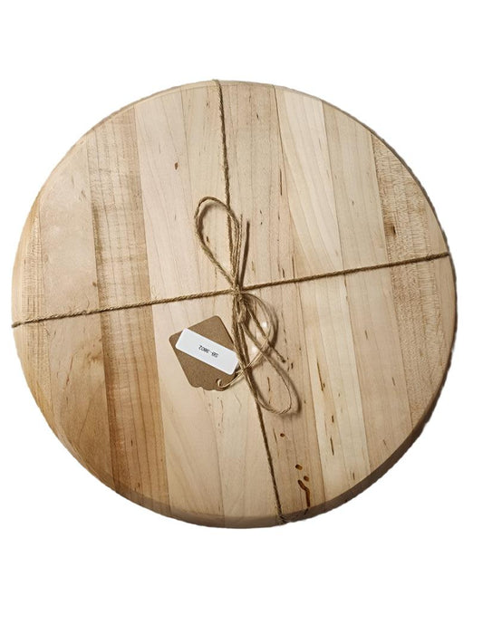 Wooden Lazy Susan - Handcrafted 12” Hard Maple Turntable