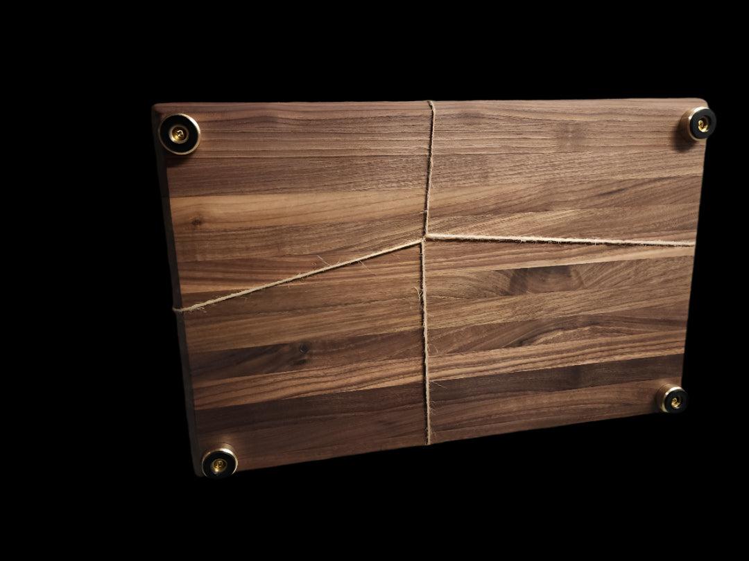 Black Walnut Cutting Board – Handmade 11" x 17" with Juice Groove