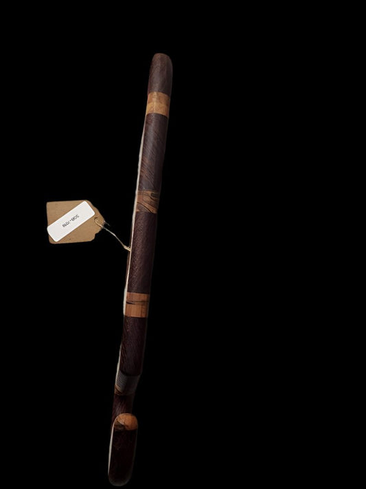 Wine Caddy - Handcrafted Bubinga & Ambrosia Maple Glass Holder