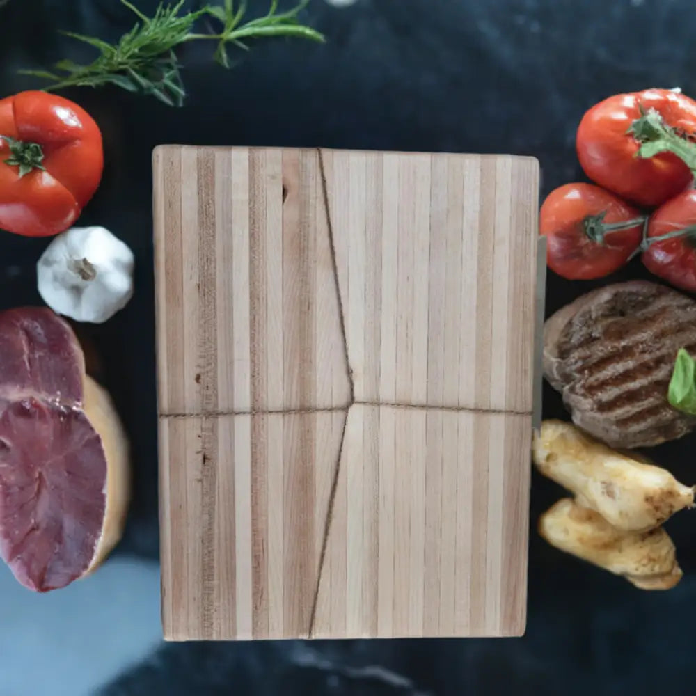 Handcrafted Hard Maple Butcher Block - 10x13x1.5 Inches (SB-3741) - Stewarts Blocks and Boards