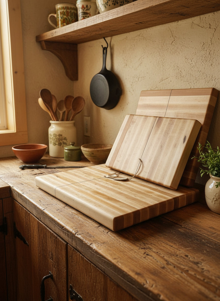Hard Maple Edge‑Grain Cutting Board Set of 3 – 12x16, 12x12, 8x12